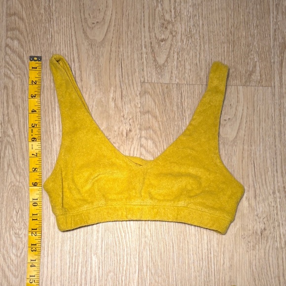 Offline by Aerie Summer Lights Terry Sports Bra Shorts SET Green Rush Size XS - Picture 8 of 9